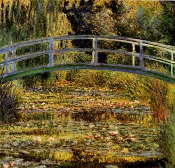  blumen - Seerosenteich Claude Monet impressionistische Blumen